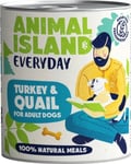 Animal Island Animal Island Kalkon Och Vaktel - Våtfoder För Hund - 800G