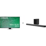 Samsung QN85C 75" 4K Neo QLED TV + HW-Q700C 3.1.2 Dolby Atmos Soundbar -tuotepaketti
