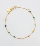 Syster P Santa Monica Multicolor Armband Guld