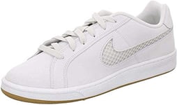 Nike Court Royale Premium, Chaussures de Tennis Femme, Blanc (Platinum Tint/Half Blue 003), 38 EU