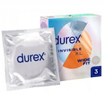 Invisible Extra Large kondomer 3 st