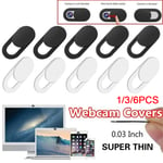 Webcam Cover Ultra Thin Privacy Protection Shutter Camera Sticke 6pcswhite