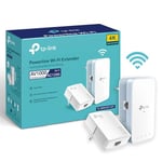 TP-Link CPL WiFi AC1200 Mbps + CPL 1000 Mbps avec Port Ethernet Gigabit, Kit de 2 - Solution idéale pour profiter du service Multi-TV à la maison, compatible avec toutes les Boxs (TL-WPA7517 KIT)