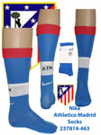 Atletico Madrid  Socks Nike Size Youth UK 2-7 (35-41) Blue 237814