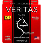 DR Strings VTE-10 Veritas el-guitar-strenge, 010-046
