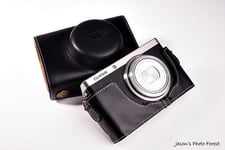Genuine real Leather Full Camera Case Camera bag for Fujifilm XF1 FUJI XF1 Black