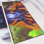 Awesome Mouse Mat, Mouse Pad Gaming Mouse Pad Large Mouse Mat World Of Warcraft Game Keyboard Mat Extended Mousepad For Computer Desktop PC Mouse Pad (Color : C, Size : 700 * 300 * 3mm)