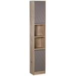 Freestanding Bathroom Storage Cabinet with 2 Cupboards