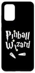 Coque pour Galaxy S20+ Pinball Wizard, joueur de machine d'arcade, amateur de jeux et concepteur artistique