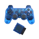 Manette De Jeu Pour Ps2 Playstation 2 Contrôle Sans Fil Manette Ps2 - Accessoire Console - Bleu