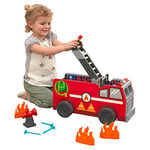 GizmoVine Camion Pompier Enfant Jouet 2PCS, Tracteur Enfant avec