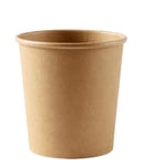 Thali Outlet - 100 x 16oz / 500ml Brown HD Kraft Deli Soup Containers - for Hot & Cold Food. Ice Cream Rice Curry Takeaways