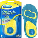 Scholl Gel Active Everyday Shoe Insoles  Inserts for Men Cushion Shock Absorb