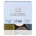 &SISTERS by Mooncup Organic Cotton Naked Tampons (Heavy) - 14 Pack