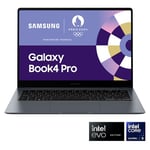 Samsung Galaxy Book4 Pro Ordinateur portable 14'', Intel Evo Edition – Intel Core Ultra 5, 125H 16Go RAM 512Go SSD Intel ARC Graphics, Gris anthracite, clavier AZERTY FR