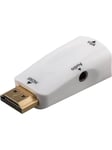 Pro Compact HDMI™/VGA adapter incl. audio gold-plated