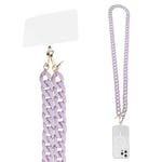 Case-Mate Crossbody Phone Lanyard [Works with All Phones] Hands-Free Cell Phone Strap - Phone Charm - Neck Chain Holder for iPhone 14 Pro Max/ 13 Pro Max/ 12 Pro Max/ 11/ S22 Ultra - Lavendar