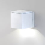 Milan Iluminación LED-seinävalaisin Dau Mini, 1 lamppu, valkoinen