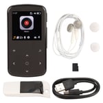 (32GB)Clip MP3 Player Intelligent Noise Reduction MP3 Player 1.54 Inch E Screen