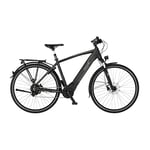 Fischer Viator 6.0i Vélo électrique pour Homme | RH Moteur Central 90 Nm | Batterie 36 V dans Le Cadre Trekking | E-Bike, Graphite métallisé Mat, Rahmenhöhe 50 cm