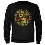 Hybris Cobra Kai Round Patch Sweatshirt (Black,XL)