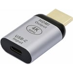 Adaptateur USB C vers HDMI, convertisseur USB de Type C Femelle vers HDMI mâle 4K @ 60 Hz, pour la Maison et Le Bureau,Les appareils Apple ne sont