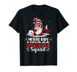 Mother Baby Nurse Squad Gnome Christmas Plaid Stethoscope T-Shirt