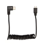 ConnecThor Cable Coiled Micro USB - USB Type C