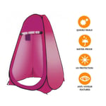 Portable Camping Toilet Tent, Instant Pop Up Shower Privacy Tent, for Outdoor Fishing Beach Bathing Changing Dressing Room Shelter 2 person/Pink