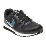 Boys Nike Black Md Runner 2 Baby Dragon Leather Nylon Trainers Running Style