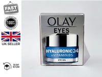 Olay Eyes Hyaluronic24 + Vitamin B5 Eye Gel, 15ml, New, Sealed (pack of 1) , F&F