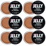 6 Rimmel Jelly Bronzers Paradise - Shimmer Bronzing Illuminating Face Golden Gel