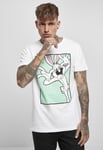 Urban Classics Looney Tunes Bugs Bunny Funny Face T-shirt (white,M)