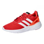 Adidas Homme NEBZED Sneaker, Better Scarlet/FTWR White/Solar Red, 47 1/3 EU