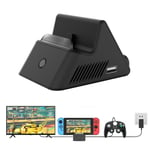 Station D'accueil Pour Nintendo Switch Tv, Mini Adaptateur De Chargeur Portable Pliable, Compatible Avec Hdmi Et Support Usb 3.0
