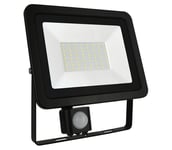 LED-ulkovalonheitin anturilla NOCTIS LUX 3 LED/50W/230V 3000K IP44 musta