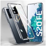 Coque Verre Trempe pour SAMSUNG Galaxy S20 FE Magnetique Transparente Protection Integrale - Neuf