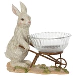 A Lot Decoration Hare med Glasskål Prydnad Multi