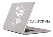Adhesif pour PC Portable -CALIFORNIA- Blanc - PROMO ADN - Car Deco