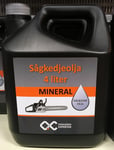 Motorservice/Jaktia Sågkedjeolja Mineral QC - 4 Liter