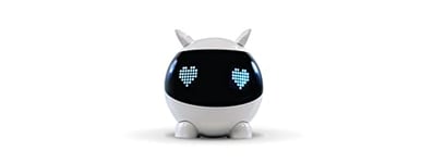 Lexibook WINKYDE Robot éducatif pour Apprendre la robotique, créer, Aimer et Jouer jusqu'à l'infini, Rechargeable, Noir/Blanc