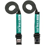Tatonka Easy Strap 18mm/1,50m, spännband, svart, 1 par