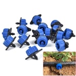20pcs Adjustable Scattering Watering Dripper Garden Agriculture Blue A