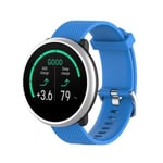 Bracelet en silicone 20 mm souple bleu ciel pour votre Polar Ignite Smart Watch