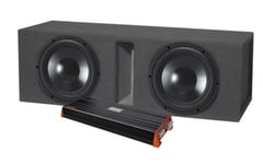 GAS PRO 2000.1 med 2 st Dayton Audio RSS265HO-4 &amp; GAS GV-låda