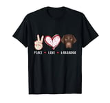 peace love labrador retriever gift men women kids labrador T-Shirt