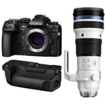 OM SYSTEM/Olympus OM-1 Digital Camera with 12-40mm PRO II Lens + ED 150-400mm PRO Lens + HLD-10 Grip