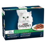 Gourmet Perle 12 x 85 g - Mini Filetti i sås med grönsaker