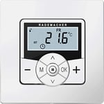 Rademacher DuoFern Room Thermostat (2nd Generation) 9485-1, Wireless Thermostat for Radiators and Underfloor Heating, Smart Home Wall Thermostat (HOMEPILOT Successor Model Available)