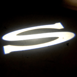 Ultra-Bright LED dørlys med logo - Tesla Model S (2 stk.)